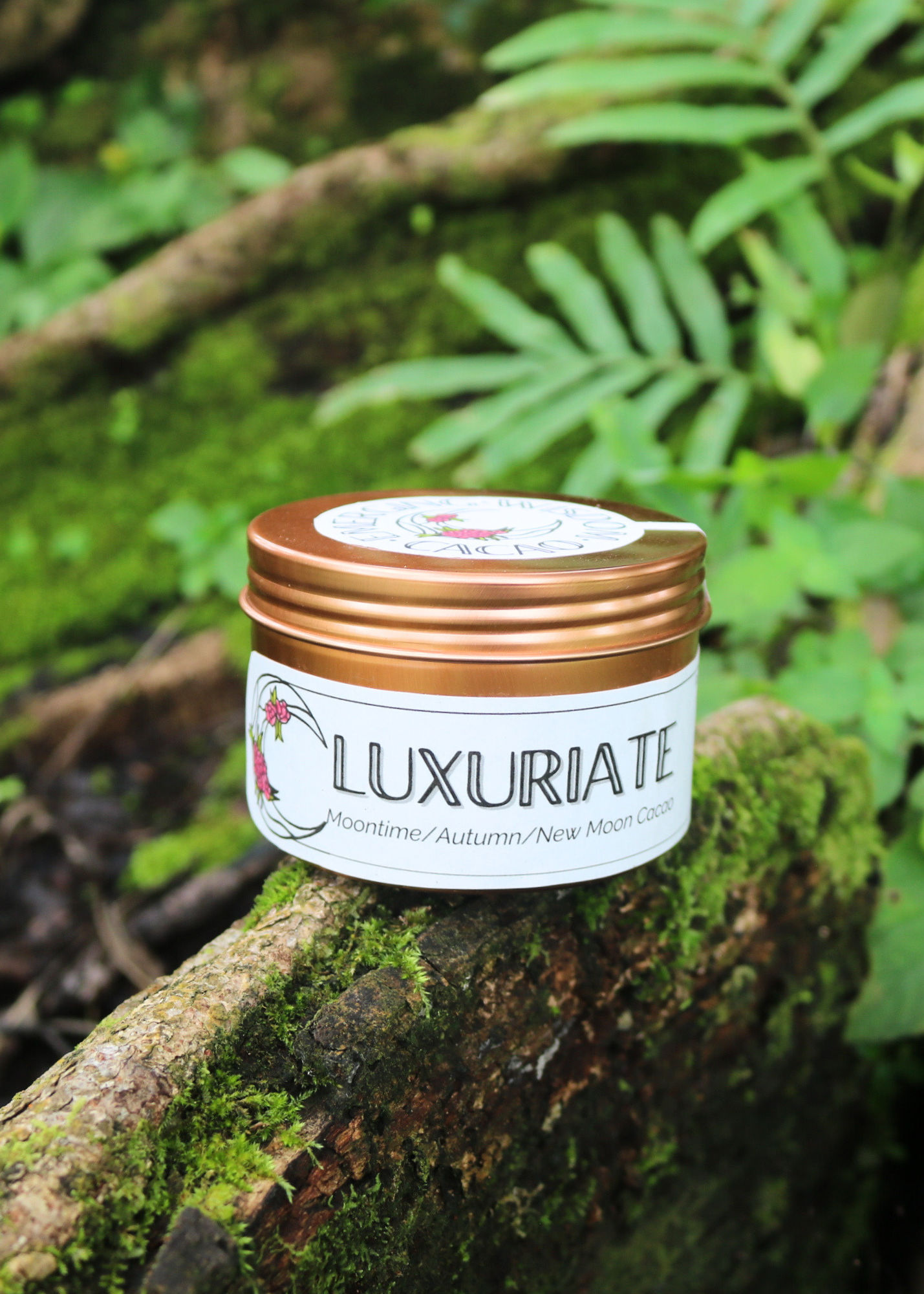 LUXURIATE Ceremonial Cacao Blend- Menstruation/ New Moon/ Fall