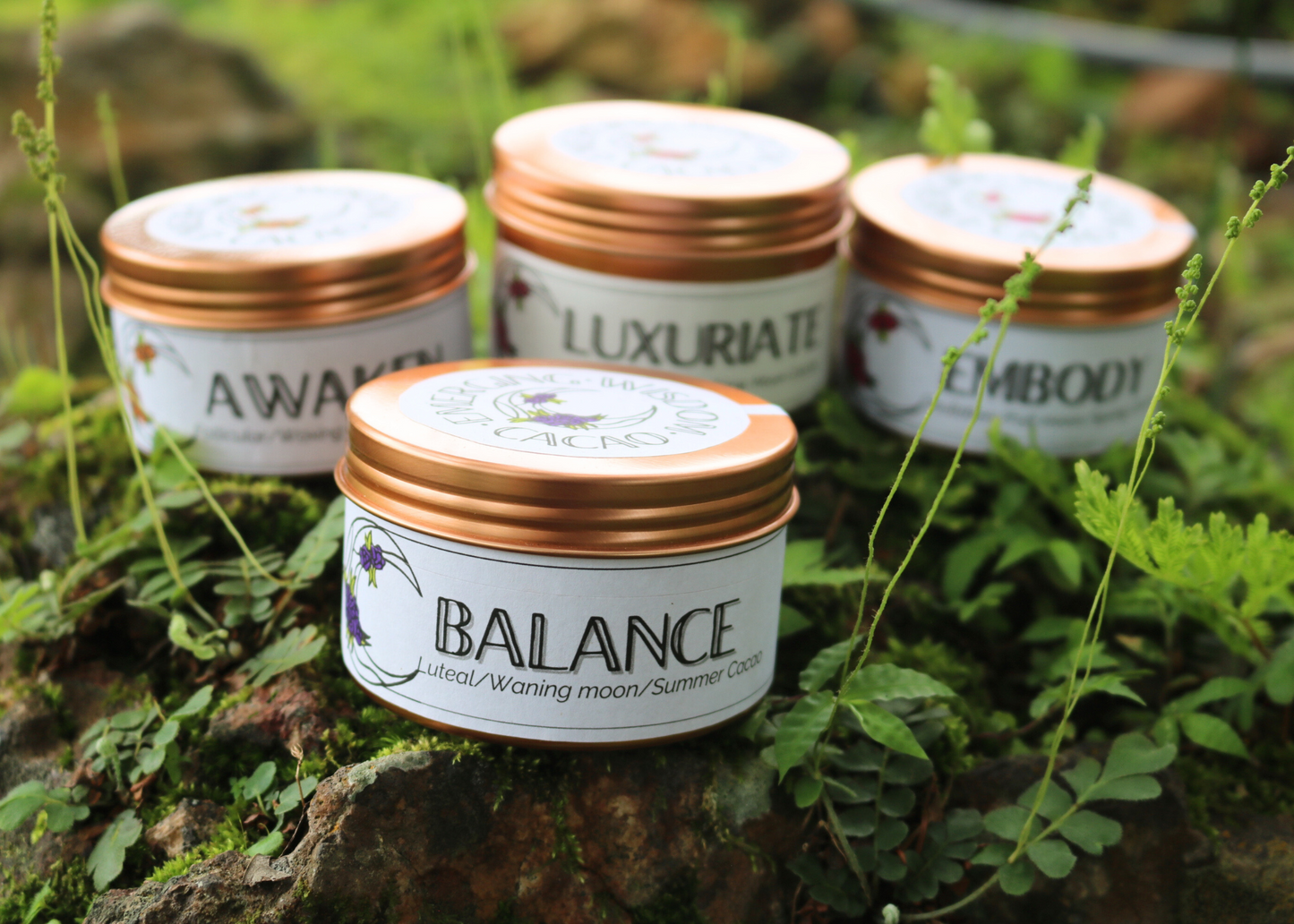 BALANCE Ceremonial Cacao Blend- Luteal/ Waning Moon/ Summer